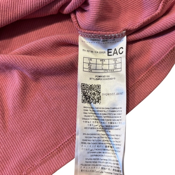 GBG Los Angeles Pink Hook & Eye Bodycon Mini Dress Women’s Large - Picture 10 of 12